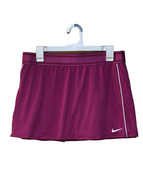 Nike Fuchsia Tennis Skort with White Trim